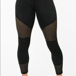 Black Moto Light n Tight Hi-Rise 7/8 24"